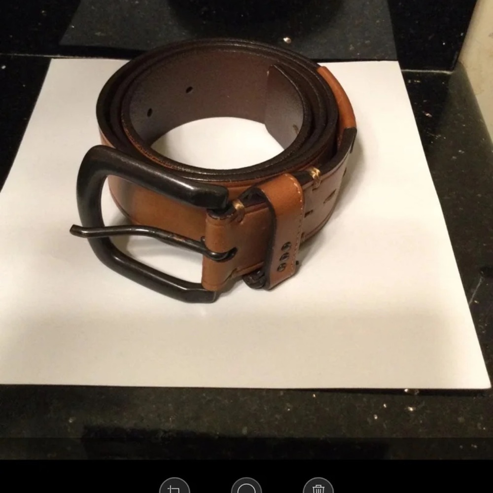 MARC New York Andrew MARC Men’s Tan Belt